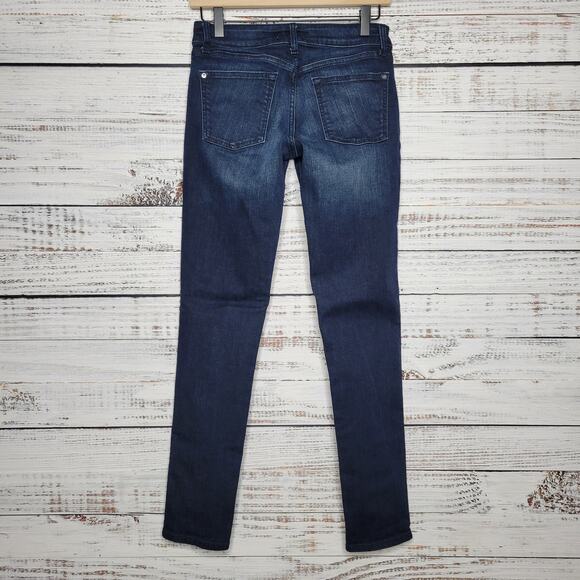 WARP + WEFT CDJ Paris Cigarette Skinny Jeans Dark Wash | 26 - Picture 2 of 8